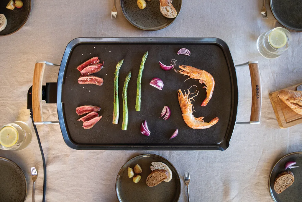 BOSKA Tischgrill Electric Griddle Pro (EU Type F), schwarz – Bild 5