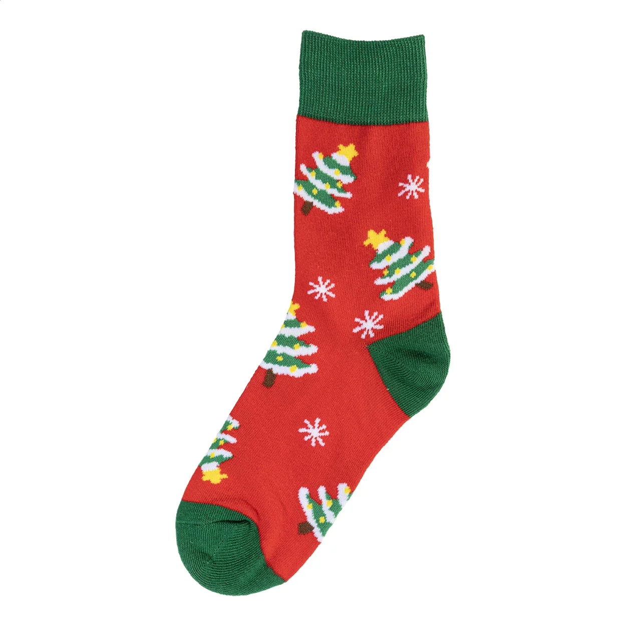 Weihnachtssocken Julsokka, Schneemann, rot, grün – Bild 3