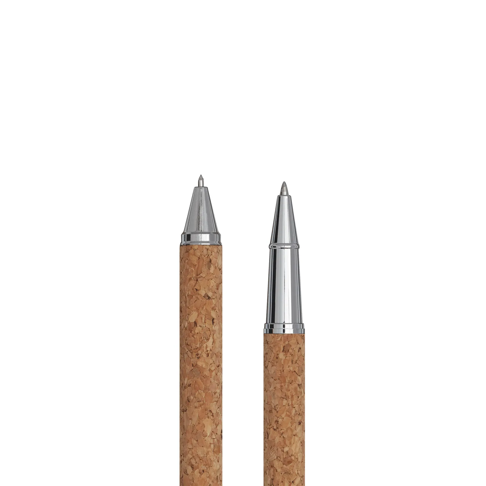 CORK SIGNATURE - Schreibset braun, silber, braun, silber – Bild 5
