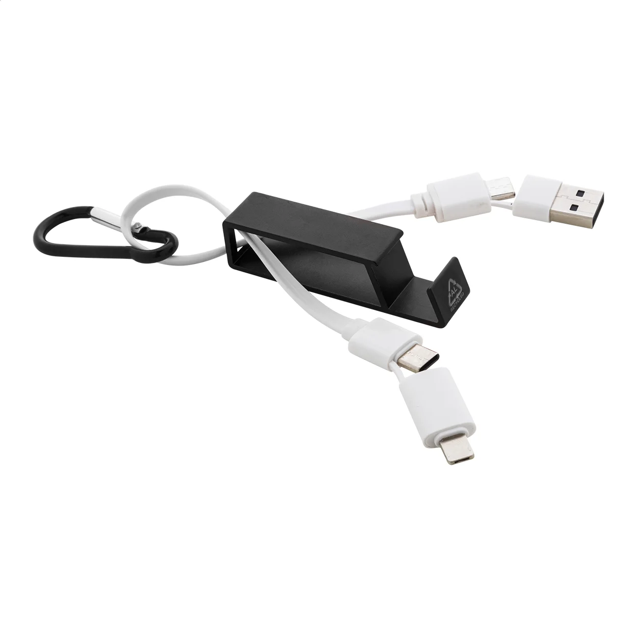 USB-Ladekabel Cappy, schwarz – Bild 5