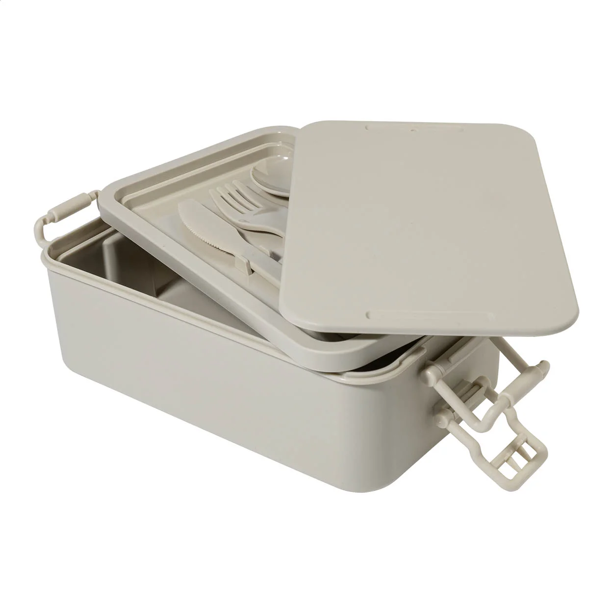 Stapelbare Lunchbox Duplox, natur – Bild 6