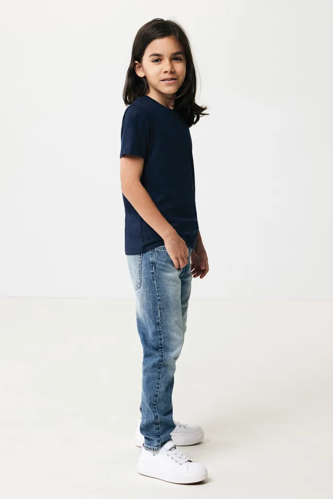 IQONIQ Koli Kids T-Shirt aus recycelter Baumwolle, navy blau – Bild 6