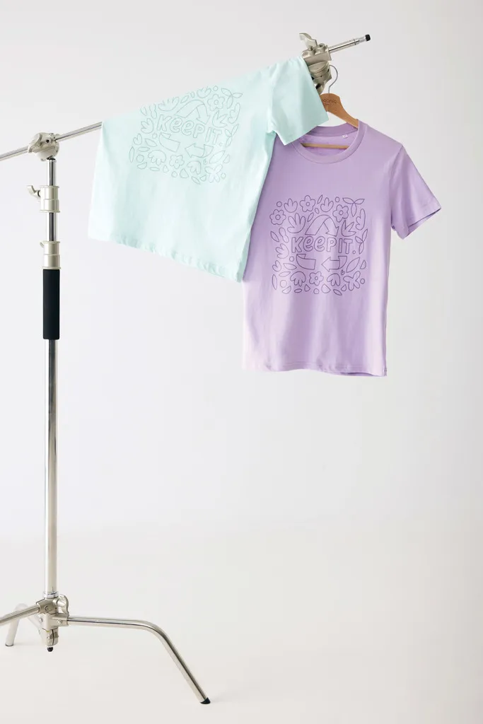 IQONIQ Brett T-Shirt aus recycelter Baumwolle, lavender – Bild 4