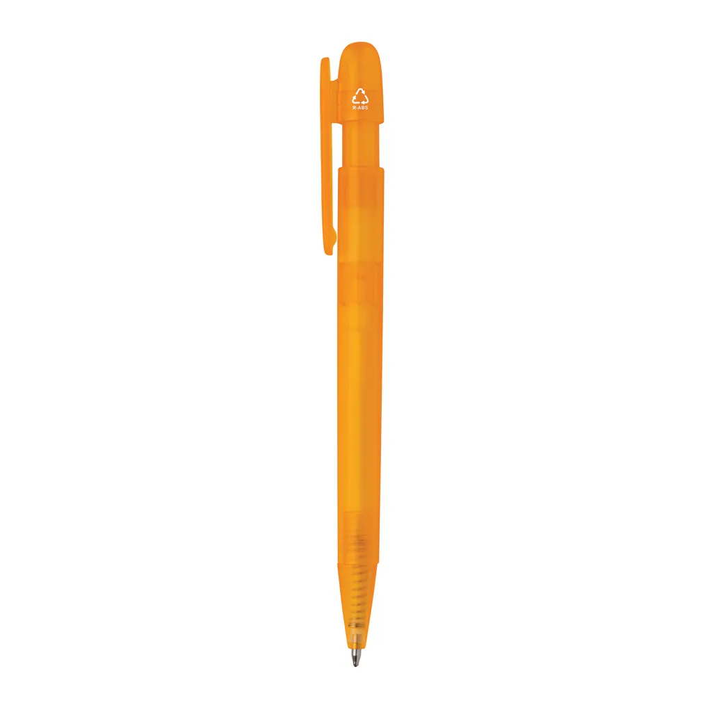 Devin transparenter Stift aus GRS zertifiziertem rABS, orange – Bild 3