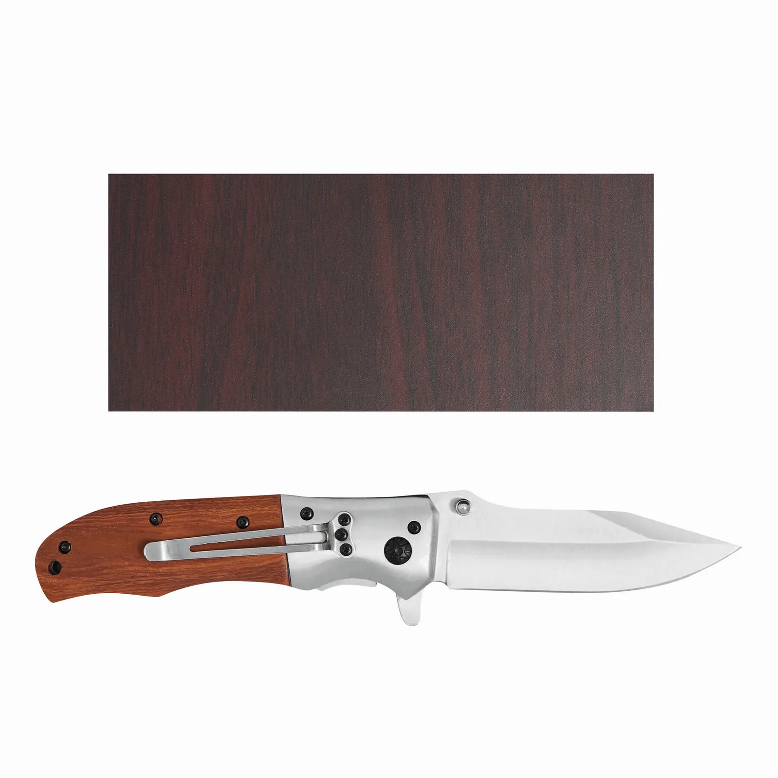 HUNTSMAN - Jagdmesser braun, silber, braun, silber – Bild 3