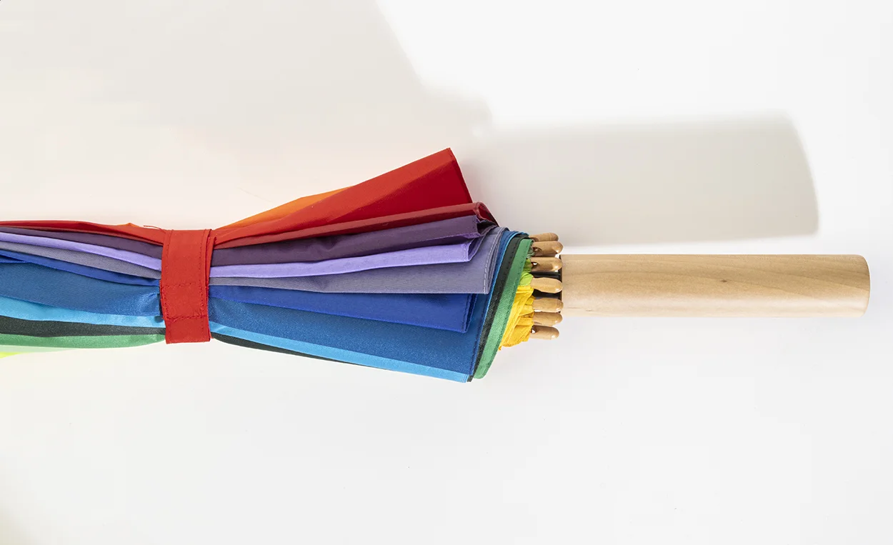 Regenbogen-Schirm Rainjoy, mehrfarbig – Bild 5