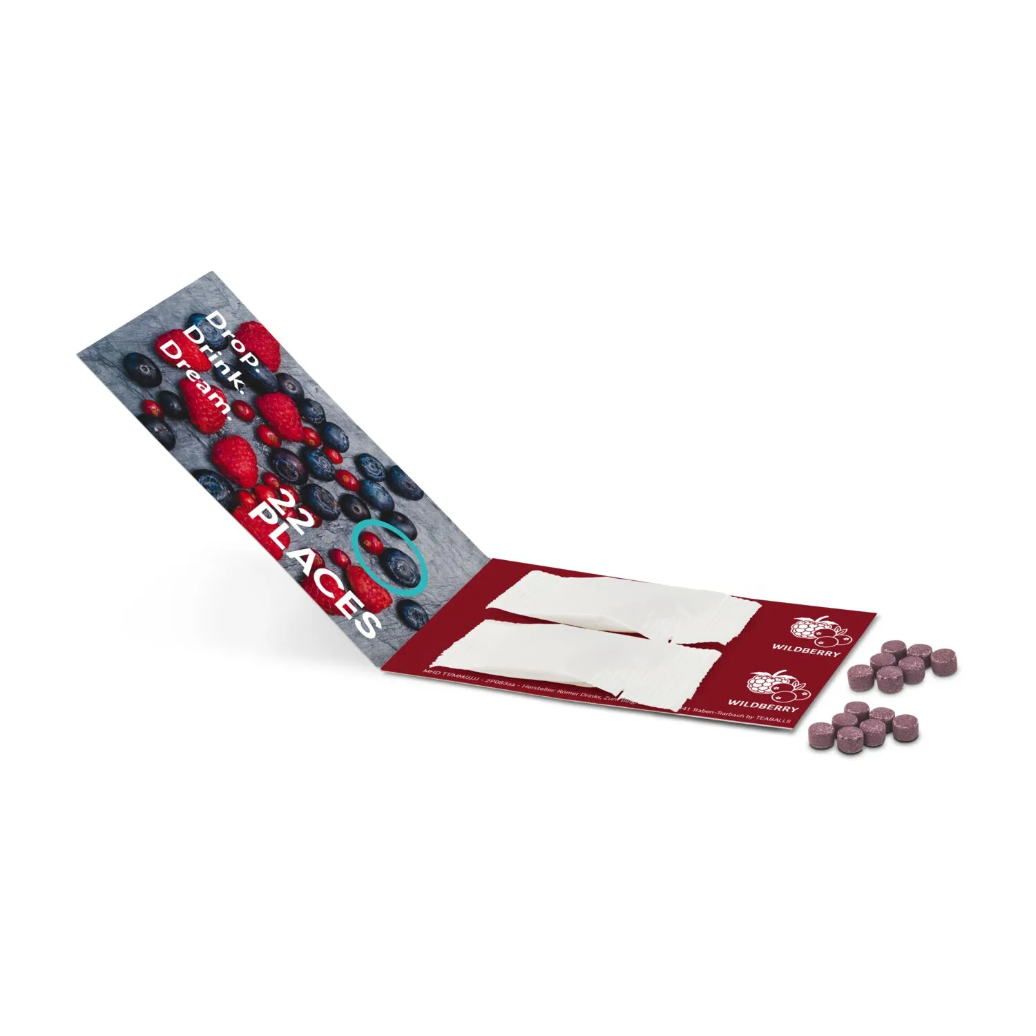 Promo Drops - 2 Sachets (2x 6-8 Wildberry Drops für ein Erfrischungsgetränk mit bis zu 1 L)