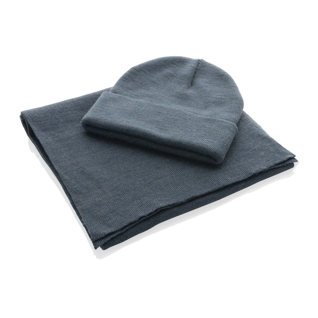 Elles AWARE™ Polylana® Schal 180x30cm, Sage blue – Bild 3