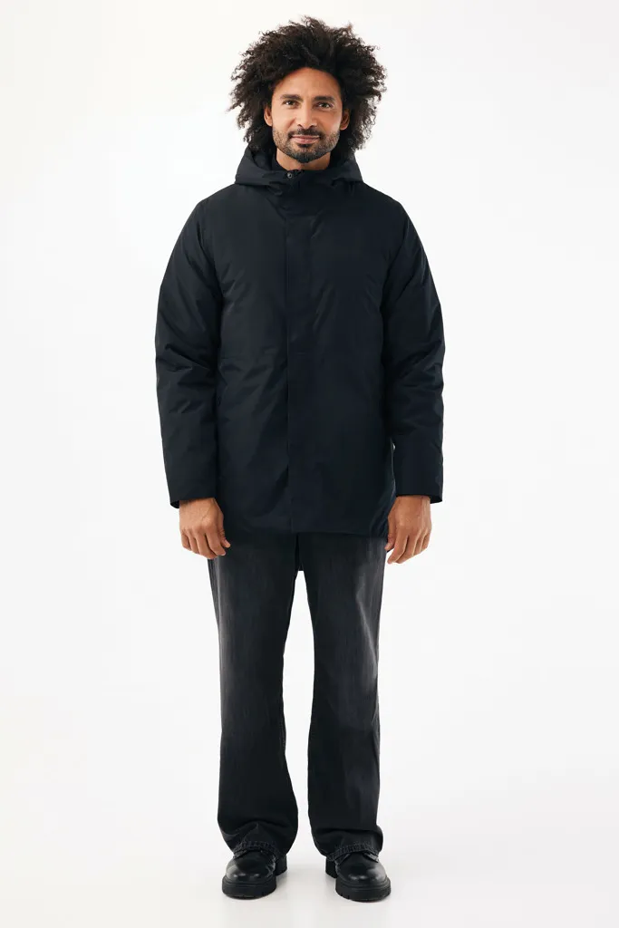 IQONIQ Thelon Parka aus recyceltem Polyester, schwarz – Bild 4