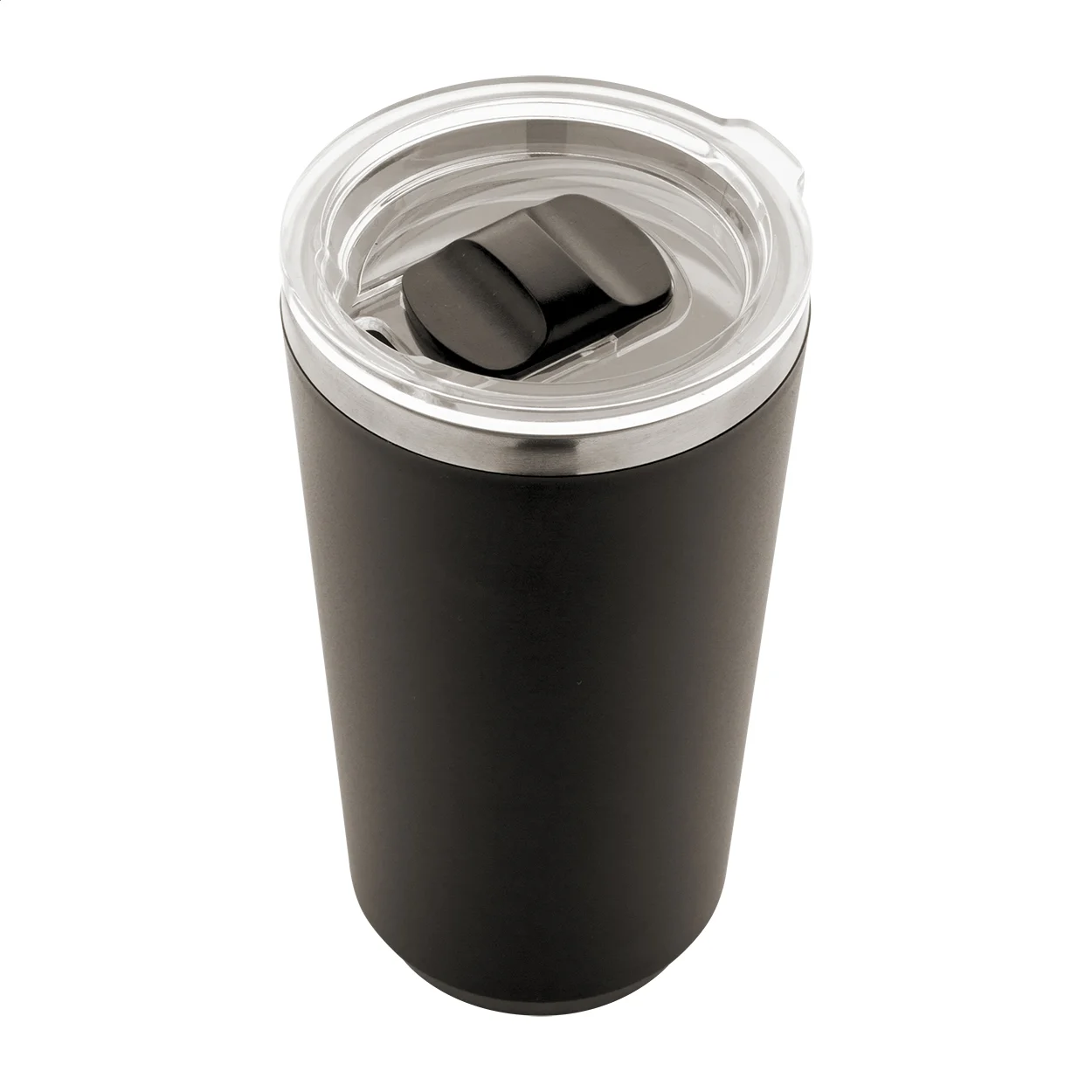 Thermobecher Lungogo, schwarz – Bild 3