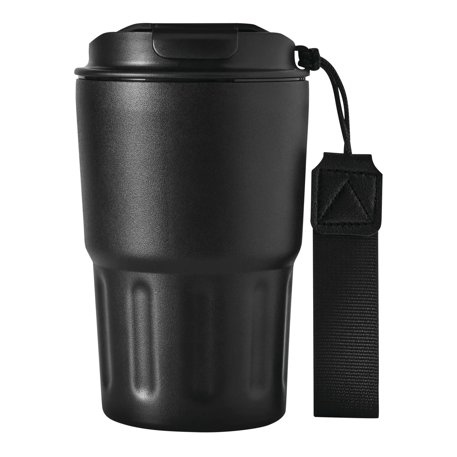 TRAVEL MUG - Vakuum-Trinkbecher, schwarz – Bild 2