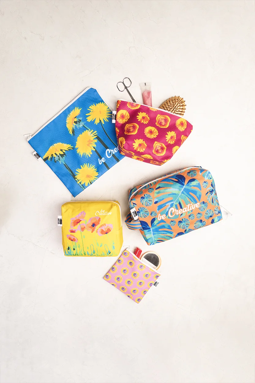 Individuelle Kosmetiktasche CreaBeauty S RPET, weiß – Bild 7