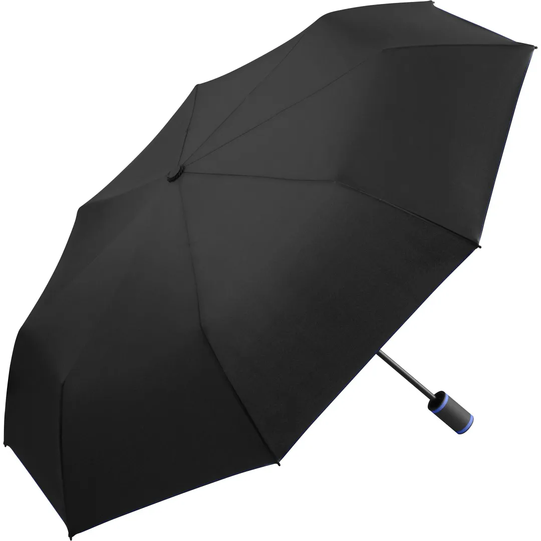 Taschenschirm FARE® Mini Style, schwarz-euroblau – Bild 7