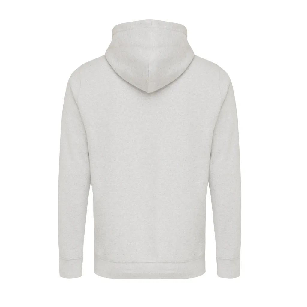 IQONIQ Rila Lightweight Hoodie aus recycelter Baumwolle, light heather grey – Bild 2