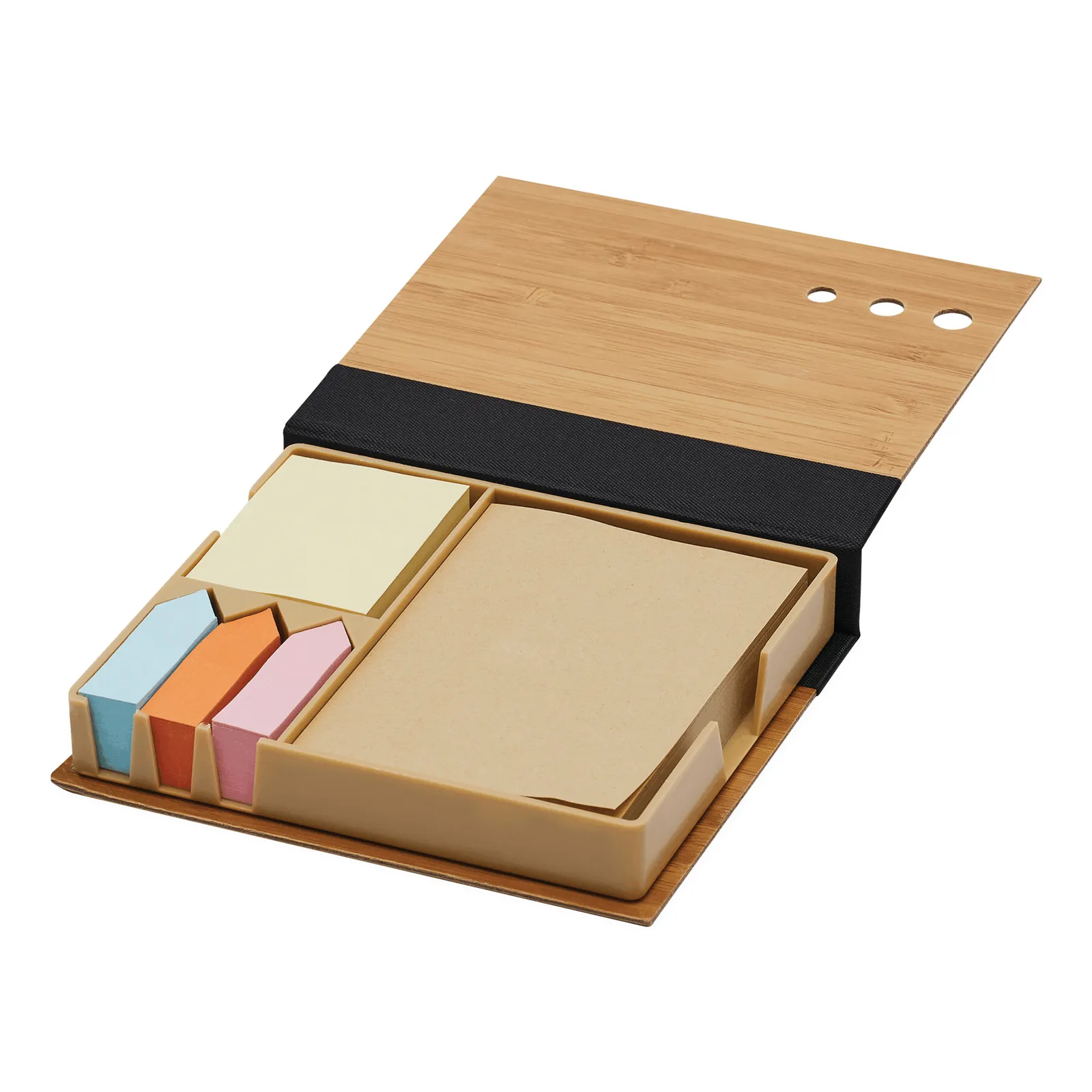 BAMBOO NOTE - Memobox braun, braun – Bild 2