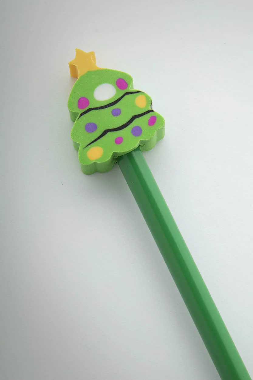 Bleistift Ramsvika mit Weihnachtsfigur, Weihnachtsbaum, grün – Bild 2