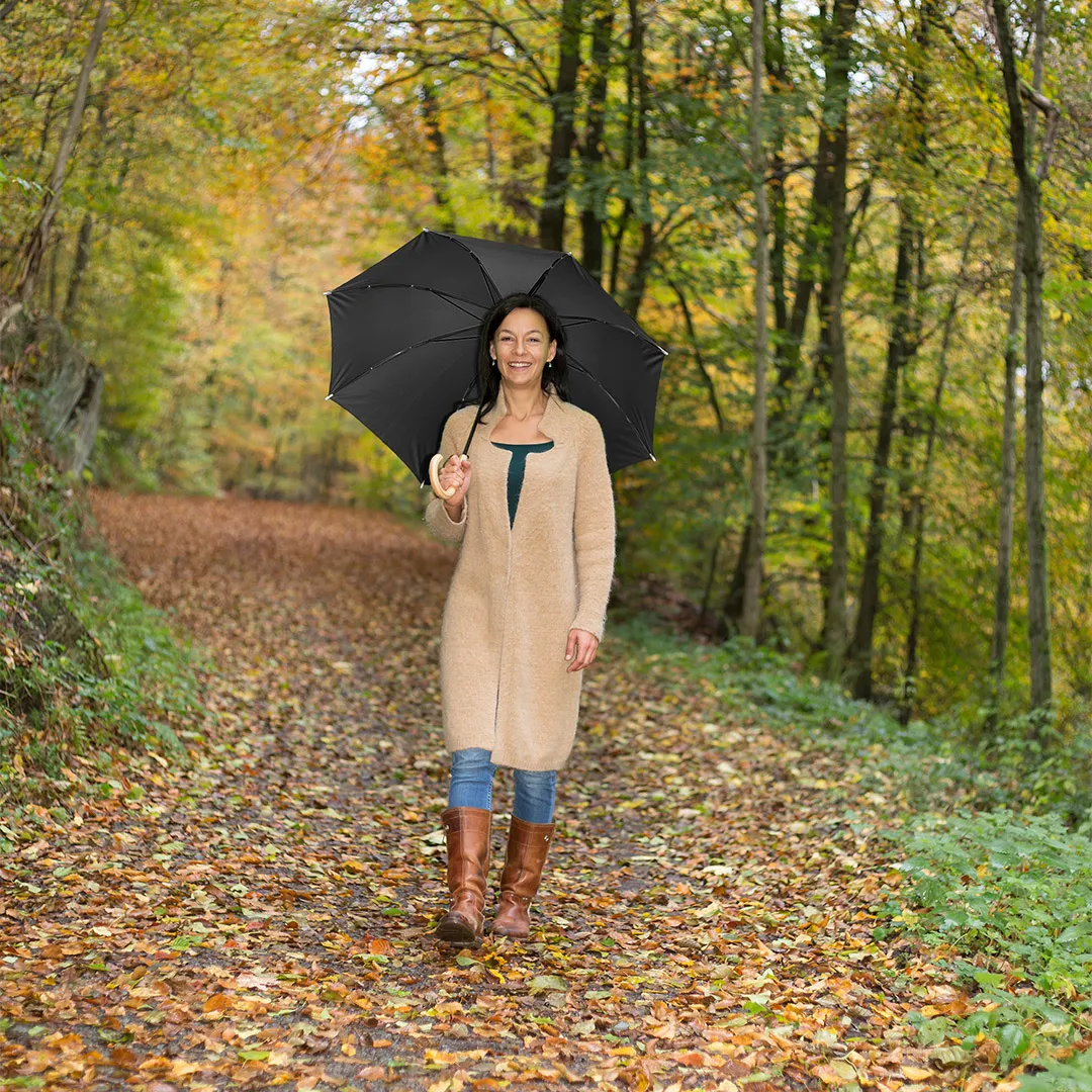 AC-Stockschirm ÖkoBrella, schwarz wS – Bild 9