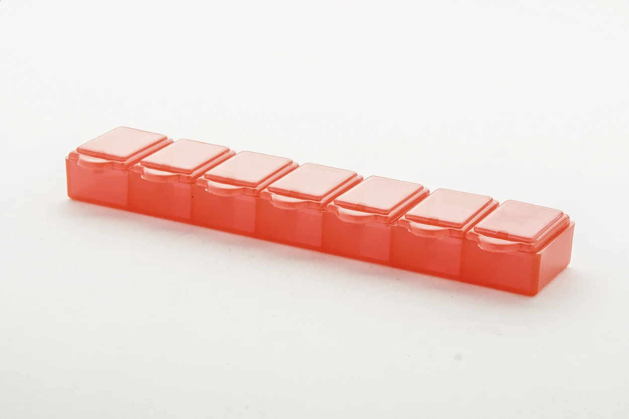 Pillenbox Sepill, rot – Bild 4