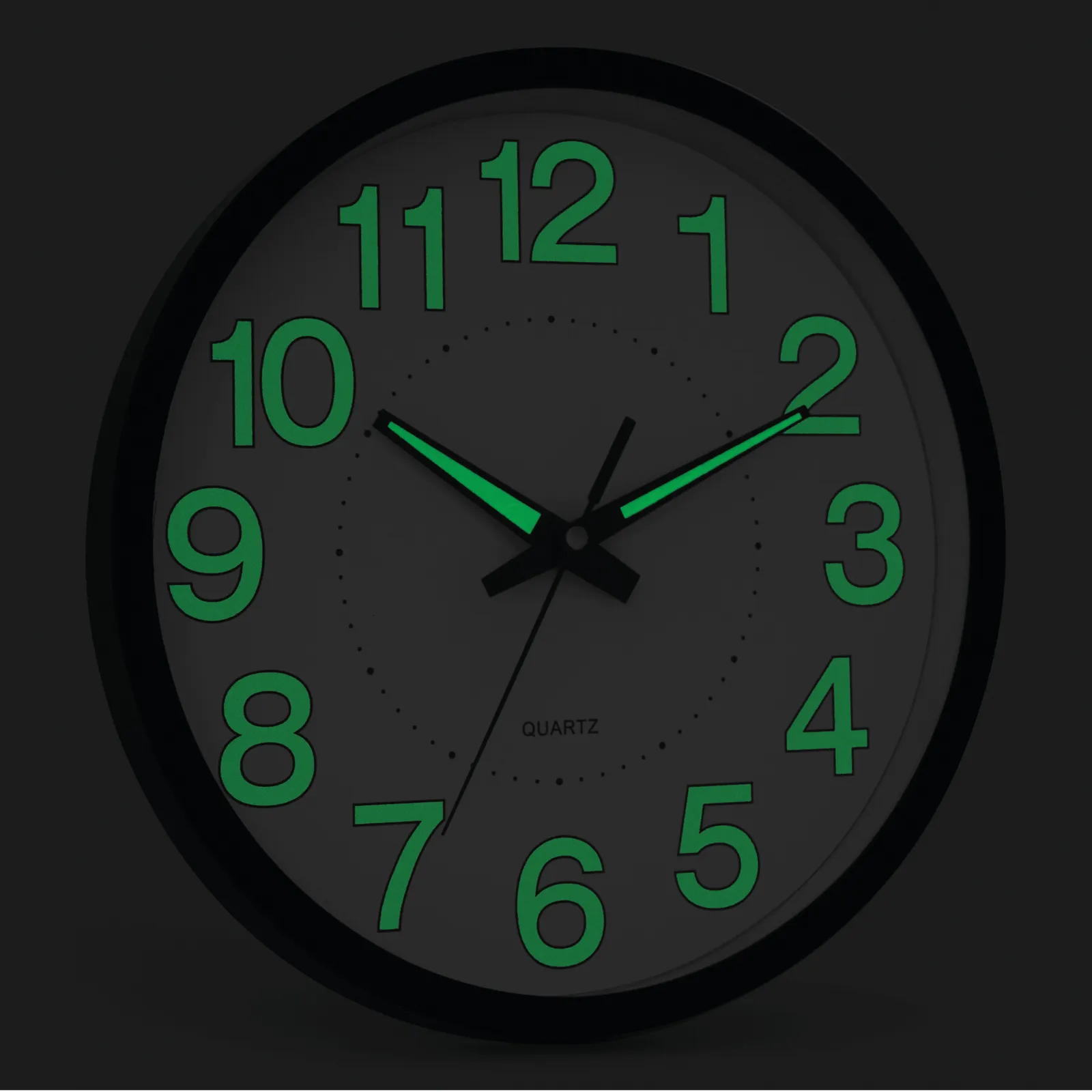 SUN - Wanduhr schwarz, weiß, schwarz, weiß – Bild 4