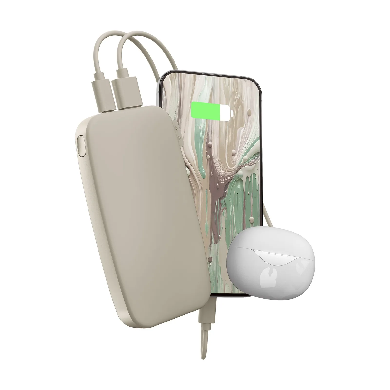 Fresh 'n Rebel Powerbank 12000 mAh USB-C, Seidensand – Bild 6