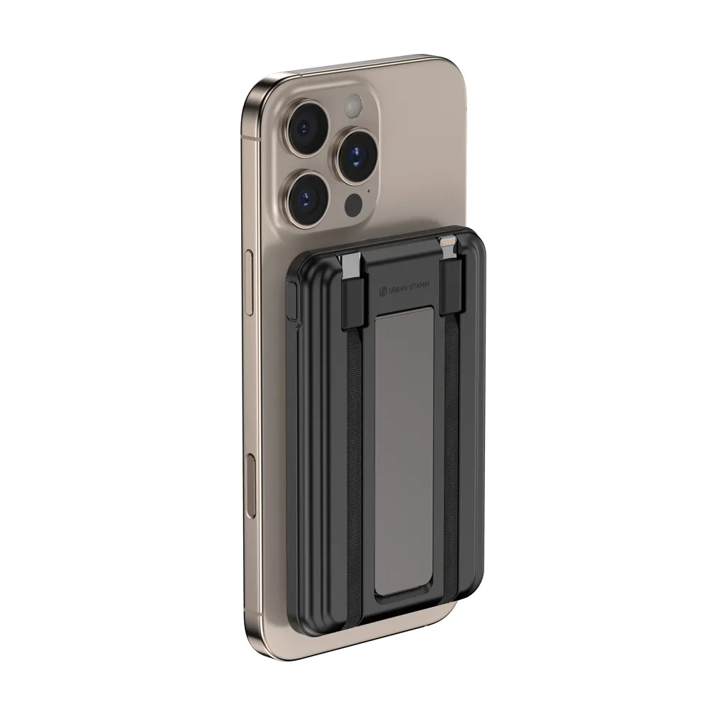 Urban Vitamin Redwood 5-in-1 5.000mAh 20W PD magn. Powerbank, schwarz – Bild 8