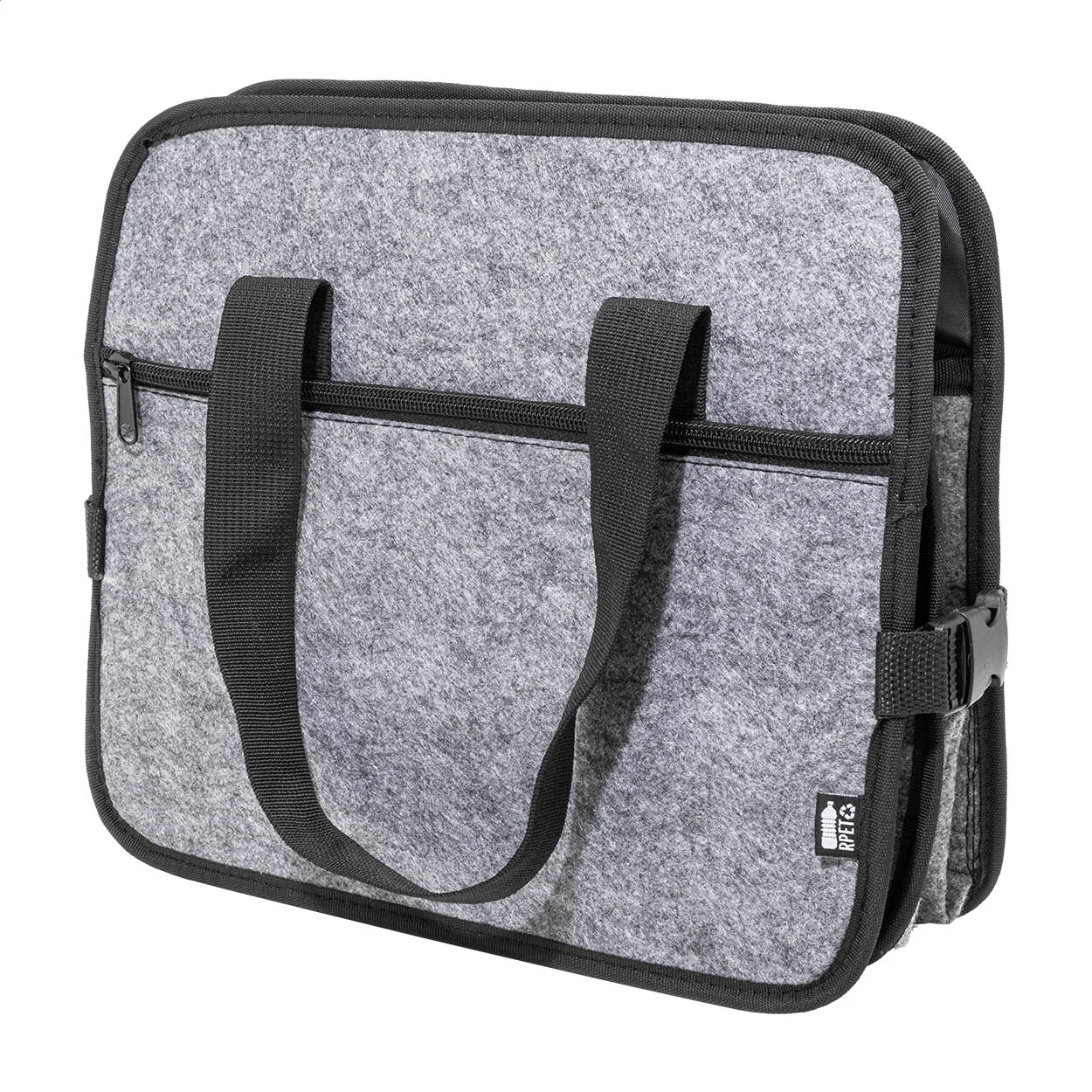 RPET-Kofferraum-Organizer Refelt Ride, grau – Bild 7