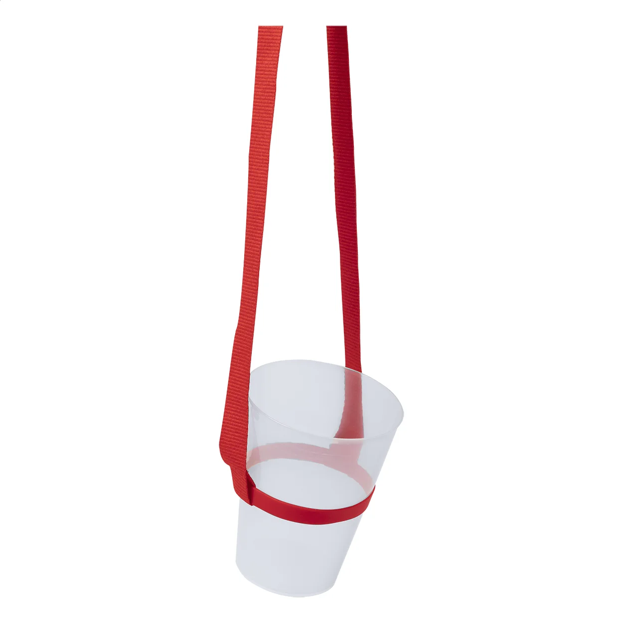 Getränkehalter-Lanyard Lancup, rot – Bild 3
