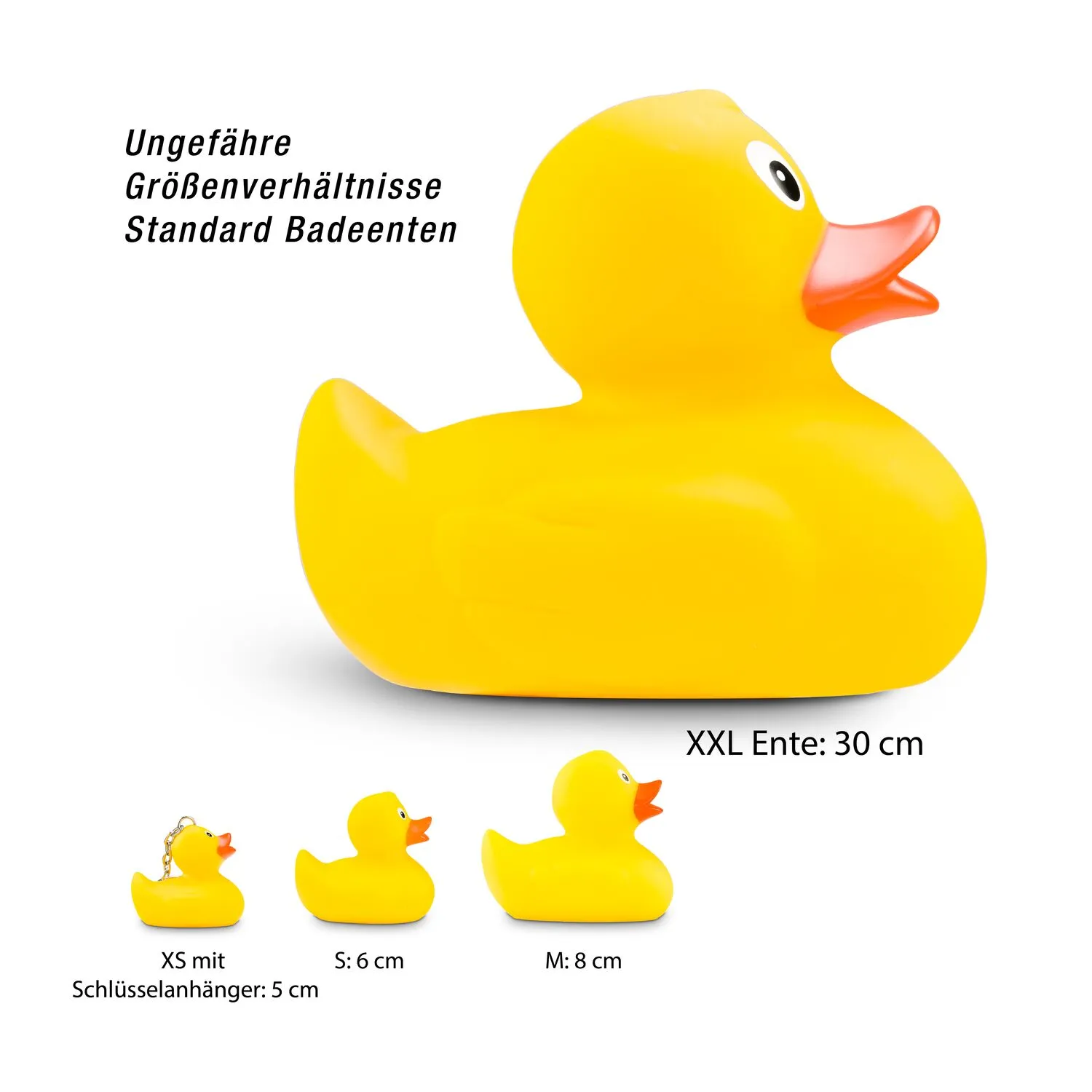 Werbeente Goldmarie Mini, ca. 6 cm, schwarz – Bild 10