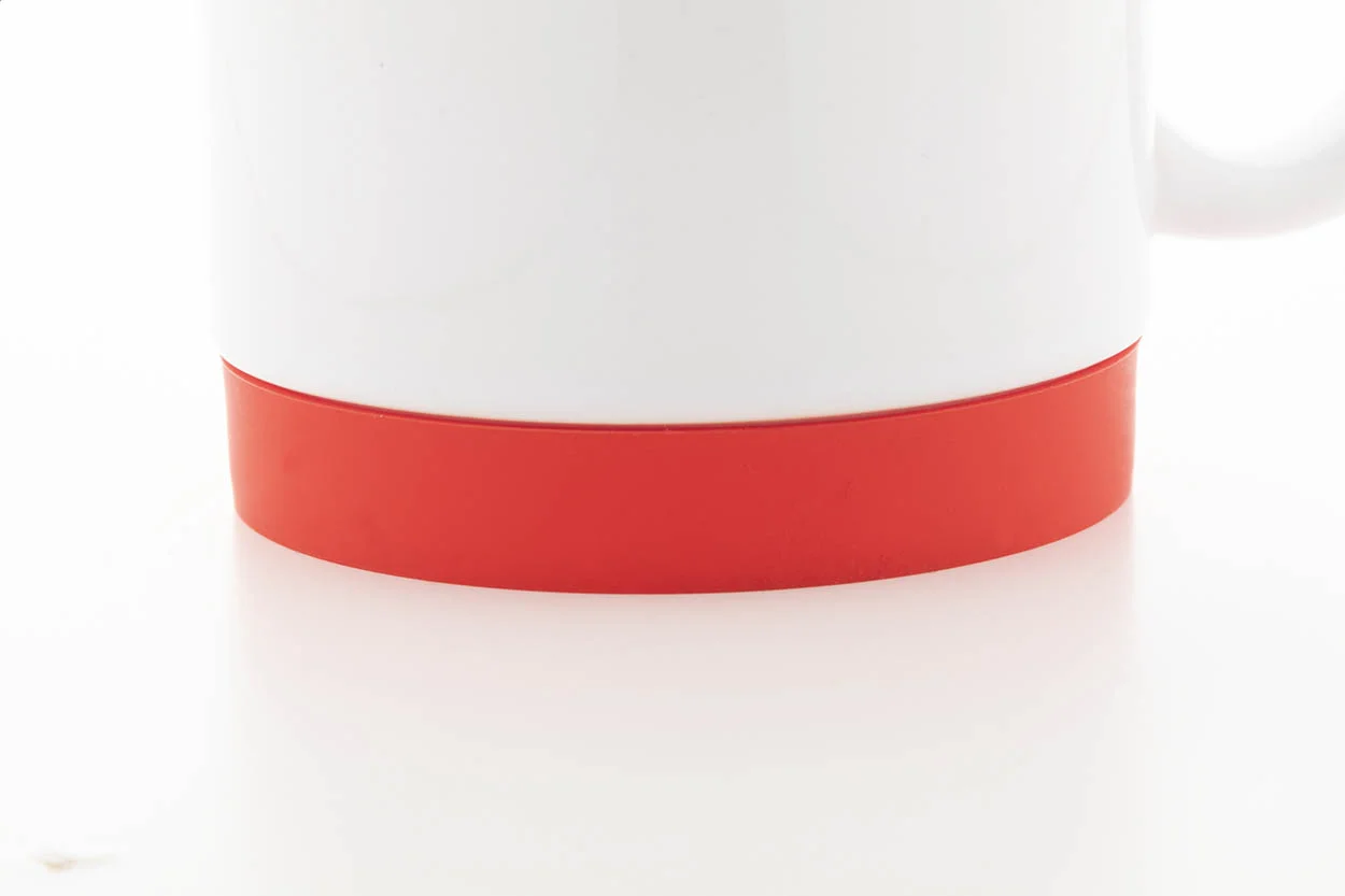 Sublimationstasse MultiColour Plus, rot, weiß – Bild 5
