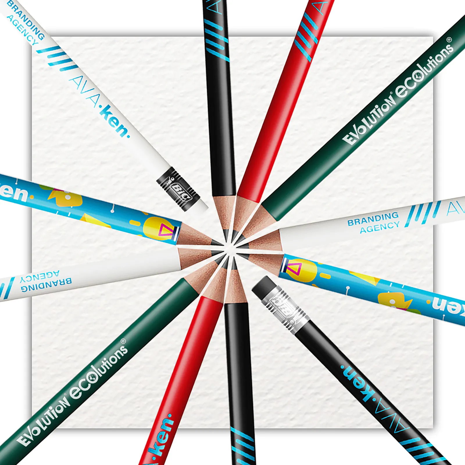 BIC® Evolution® Ecolutions® Radiergummi-Bleistift
