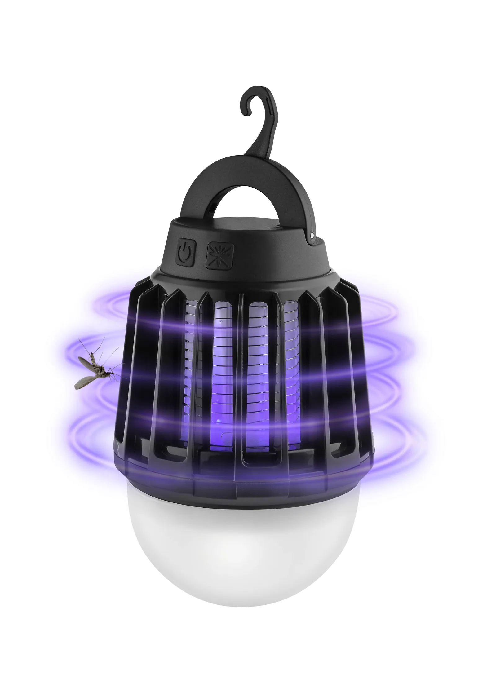 Ambient-Light + Mosquito-Blue-Light-Killer "LuminaGuardPro", schwarz – Bild 3
