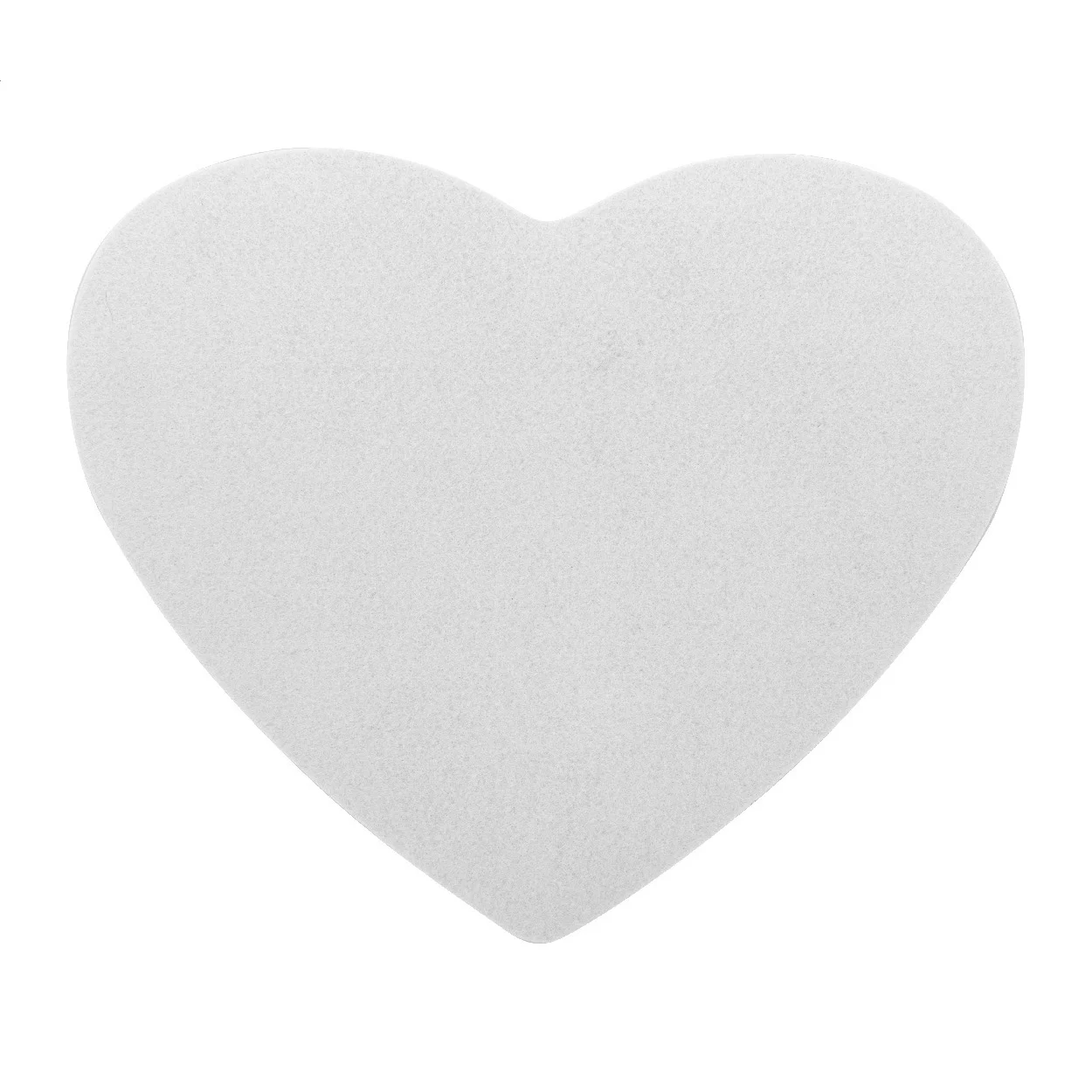 Mauspad RPET CreaFelt Cursor Love, weiß – Bild 2
