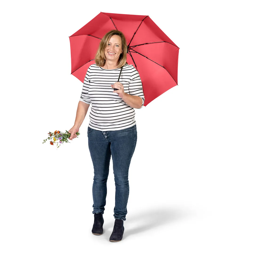 Taschenschirm ÖkoBrella, Ø 98 cm, Länge 27 cm, rot wS – Bild 10