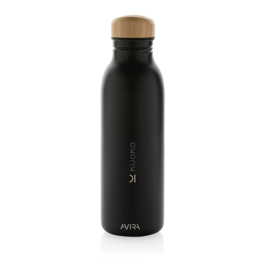 Avira Alcor 600ml Wasserflasche aus RCS rec. Stainless-Steel, schwarz – Bild 6
