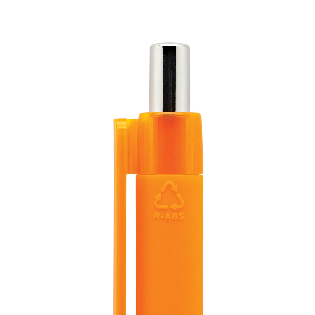 X8 Stift mit Smooth-Touch aus RCS recyceltem ABS, orange – Bild 2