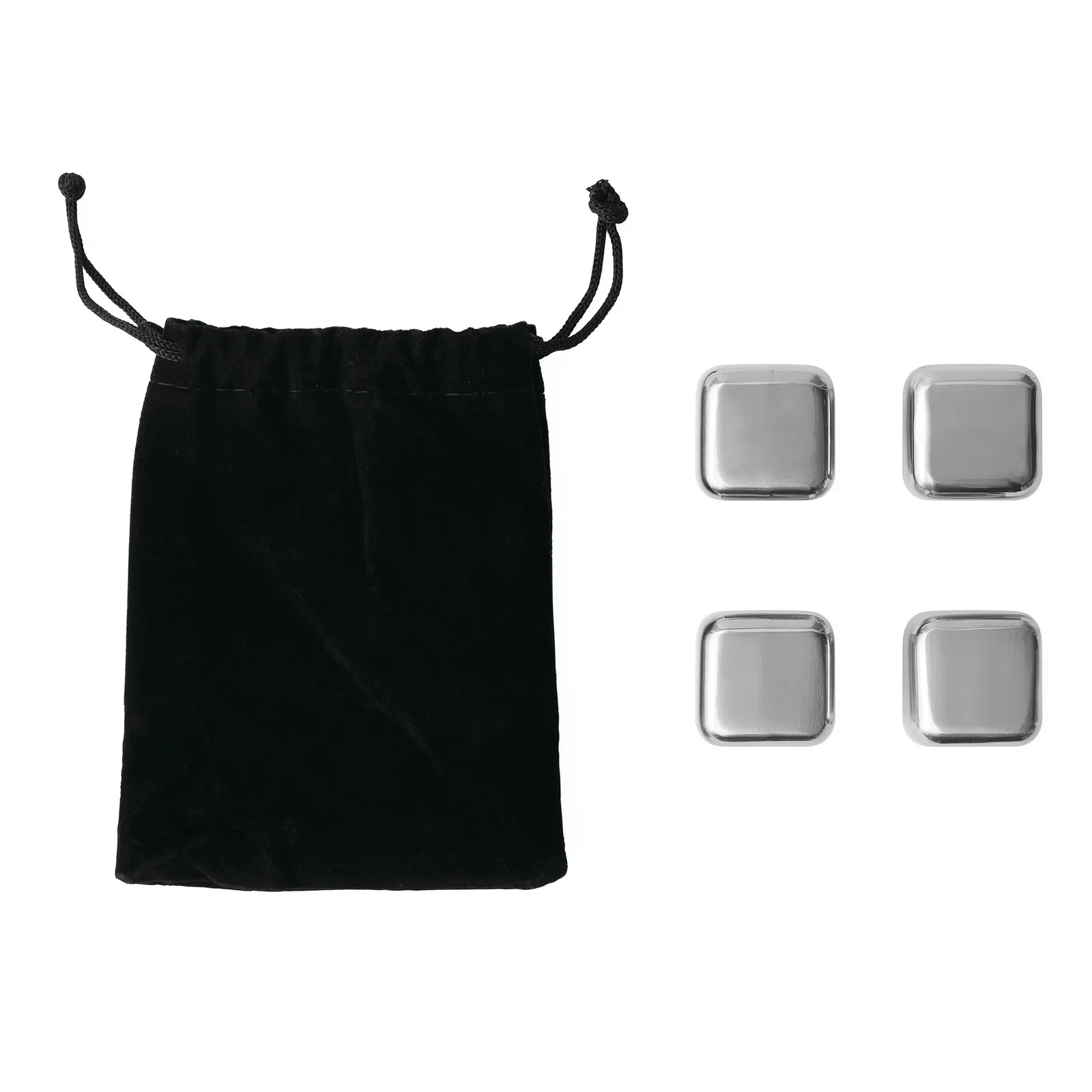 COOLING CUBES - Eiswürfel-Set schwarz, silber, schwarz, silber – Bild 2
