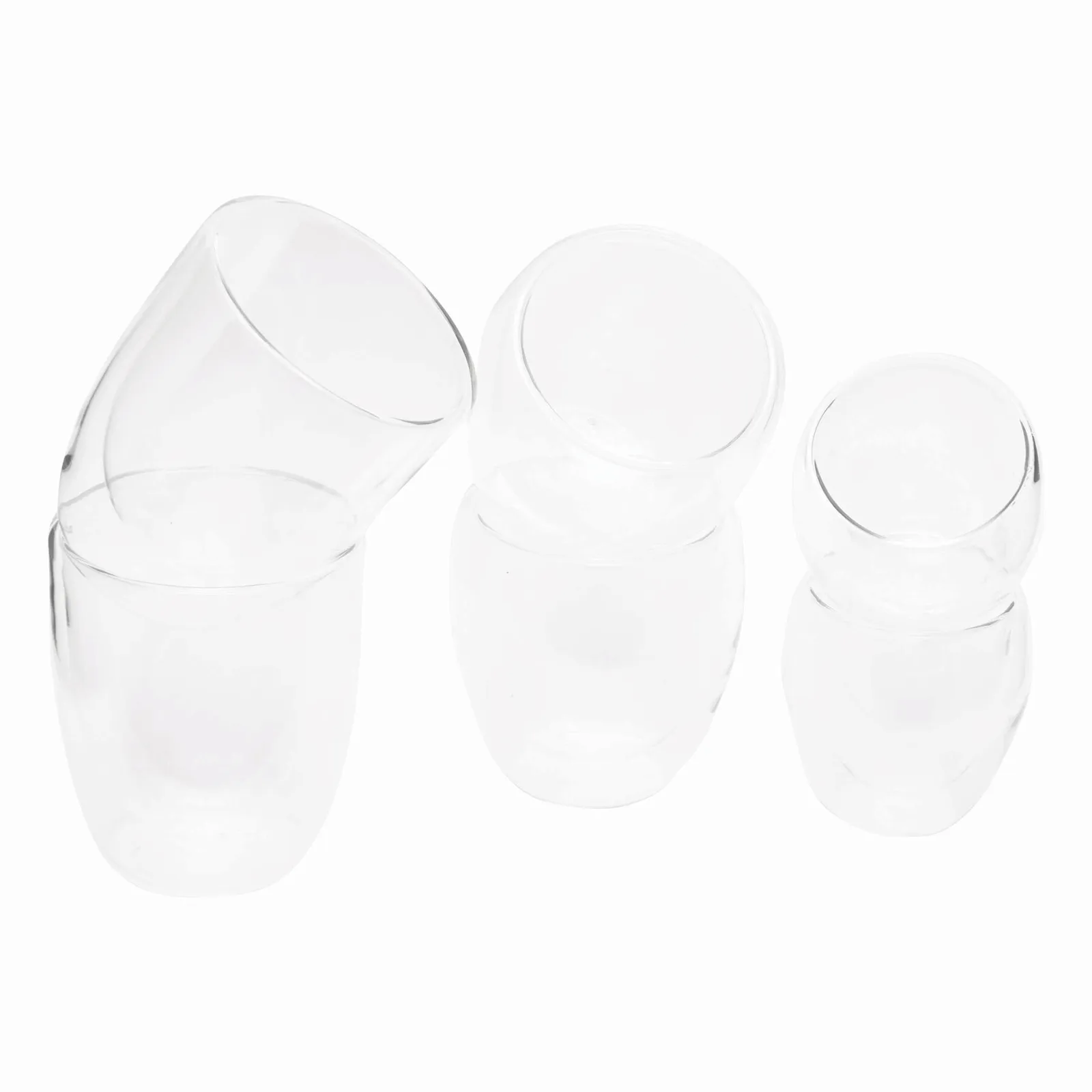 DRINK LINE S - Gläser-Set, doppelwandig: 2er-Set transparent, transparent – Bild 8