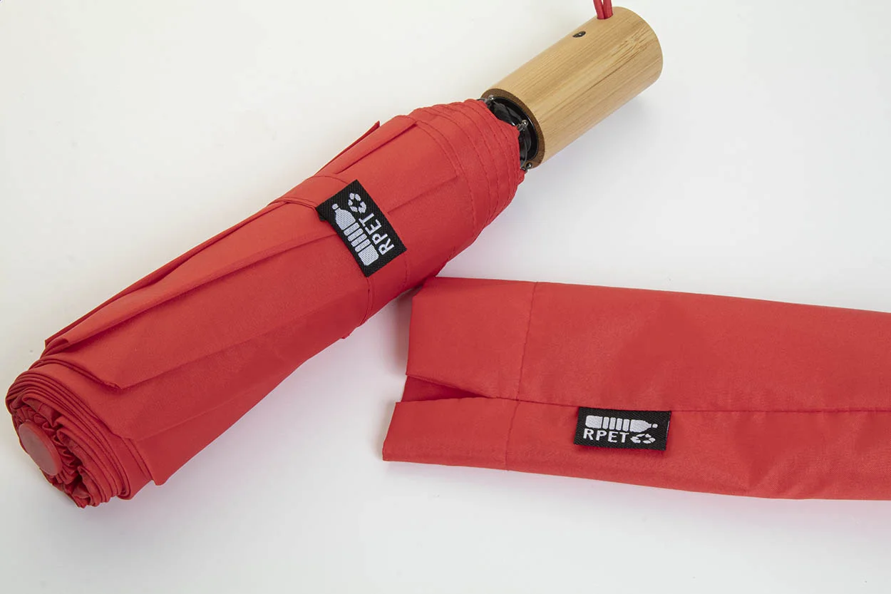 RPET Regenschirm Kasaboo, rot – Bild 4