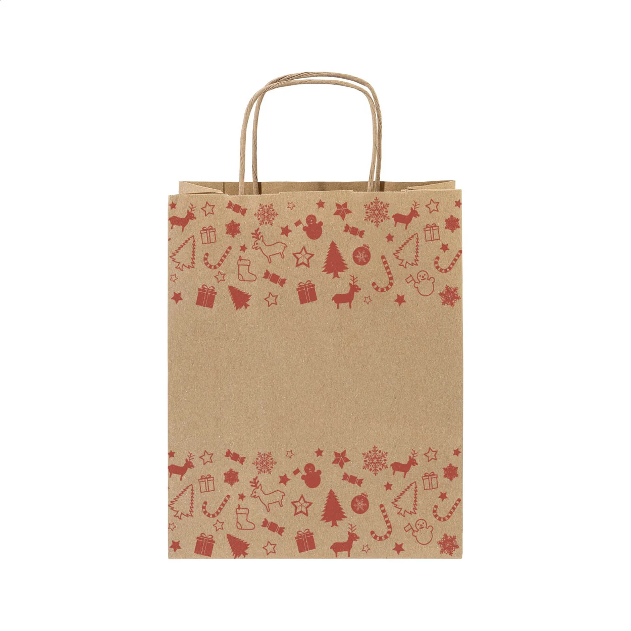 Weihnachtsgeschenktasche Julegave S, klein, natur – Bild 2
