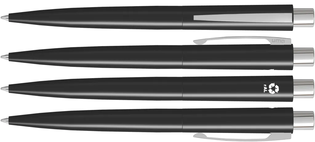 LUMOS RECY Druckkugelschreiber schwarz, schwarz – Bild 2