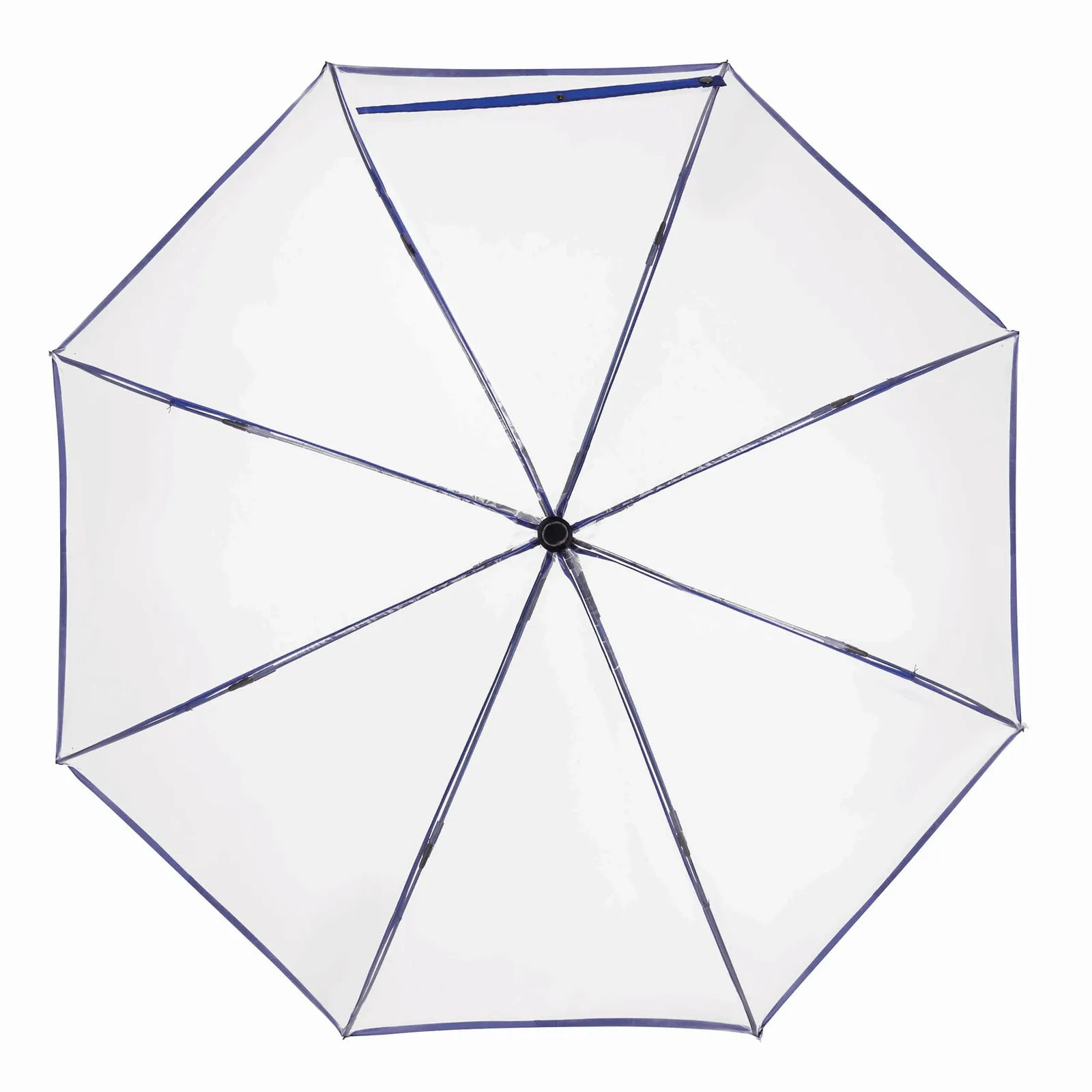 VIP Umbrella, Automatischer Windproof-Stockschirm, blau, transparent – Bild 2