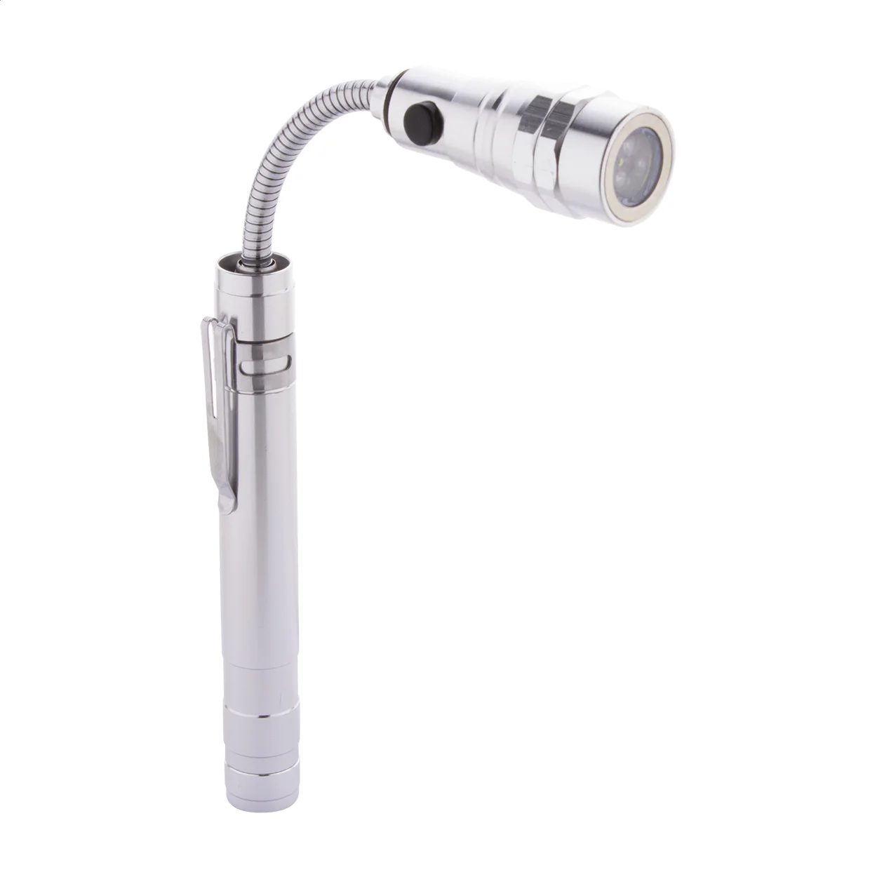 Ausziehbare Taschenlampe Giraffe, silber – Bild 5