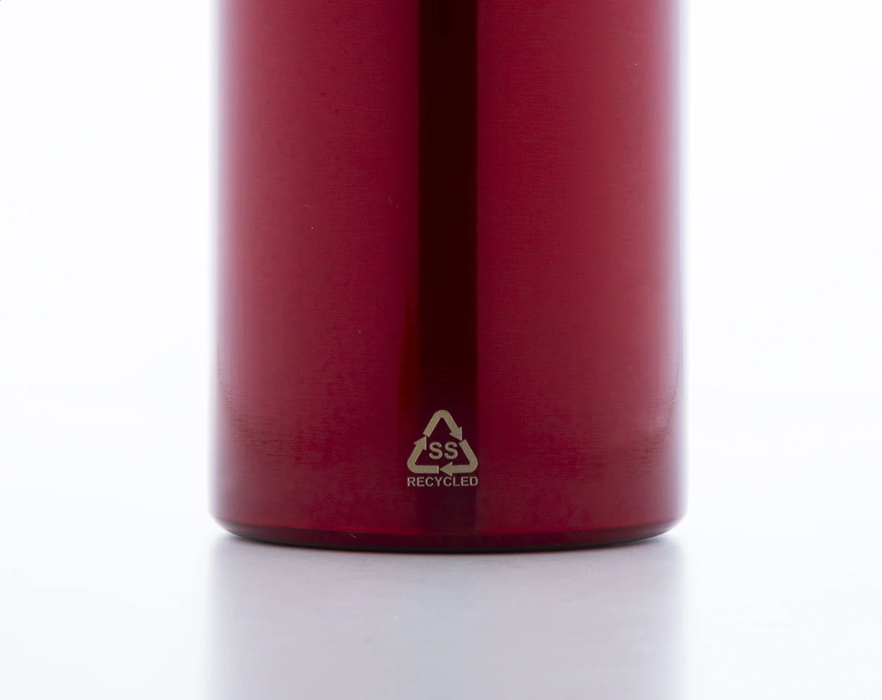 Flasche Ressuto XL aus recyceltem Edelstahl, rot – Bild 3