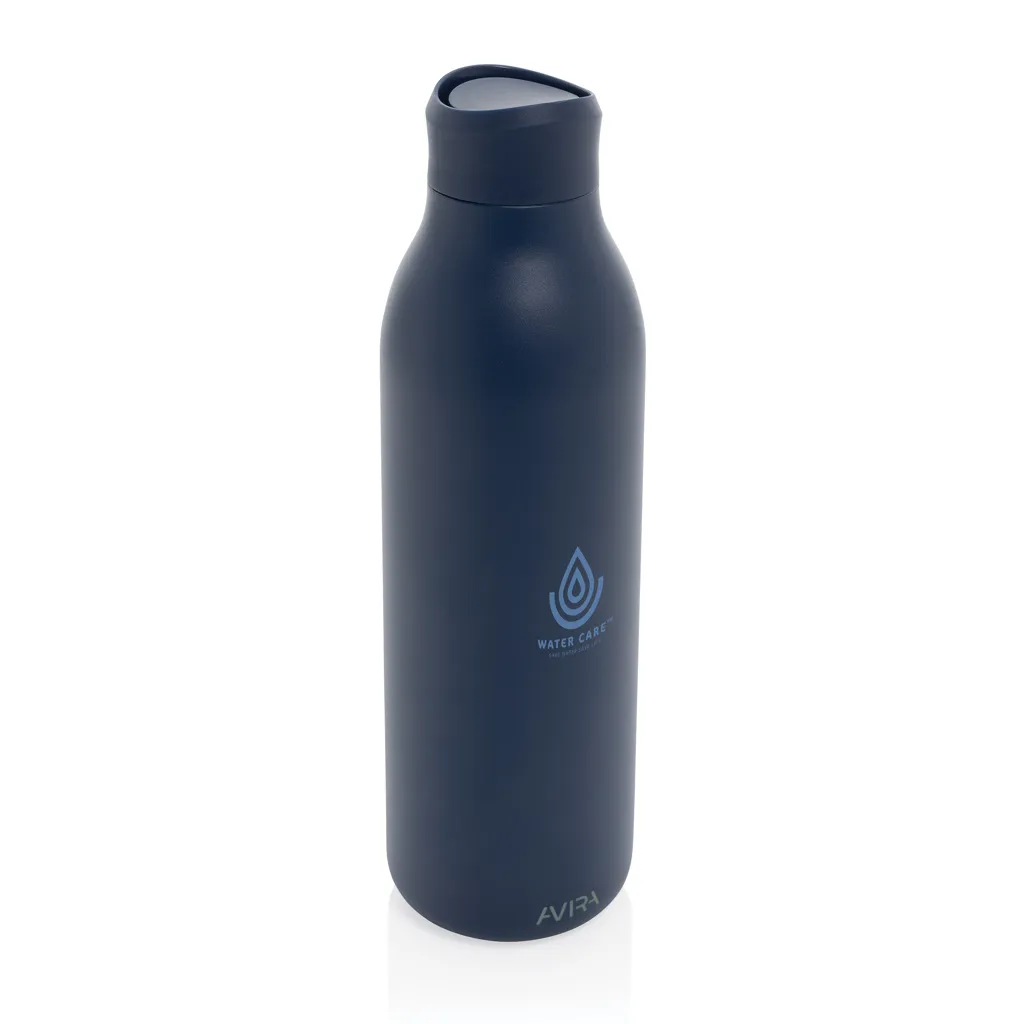 Avira Alok 360 Klick-Wasserflasche aus RCS rec. Stahl, 600ml, navy blau – Bild 7