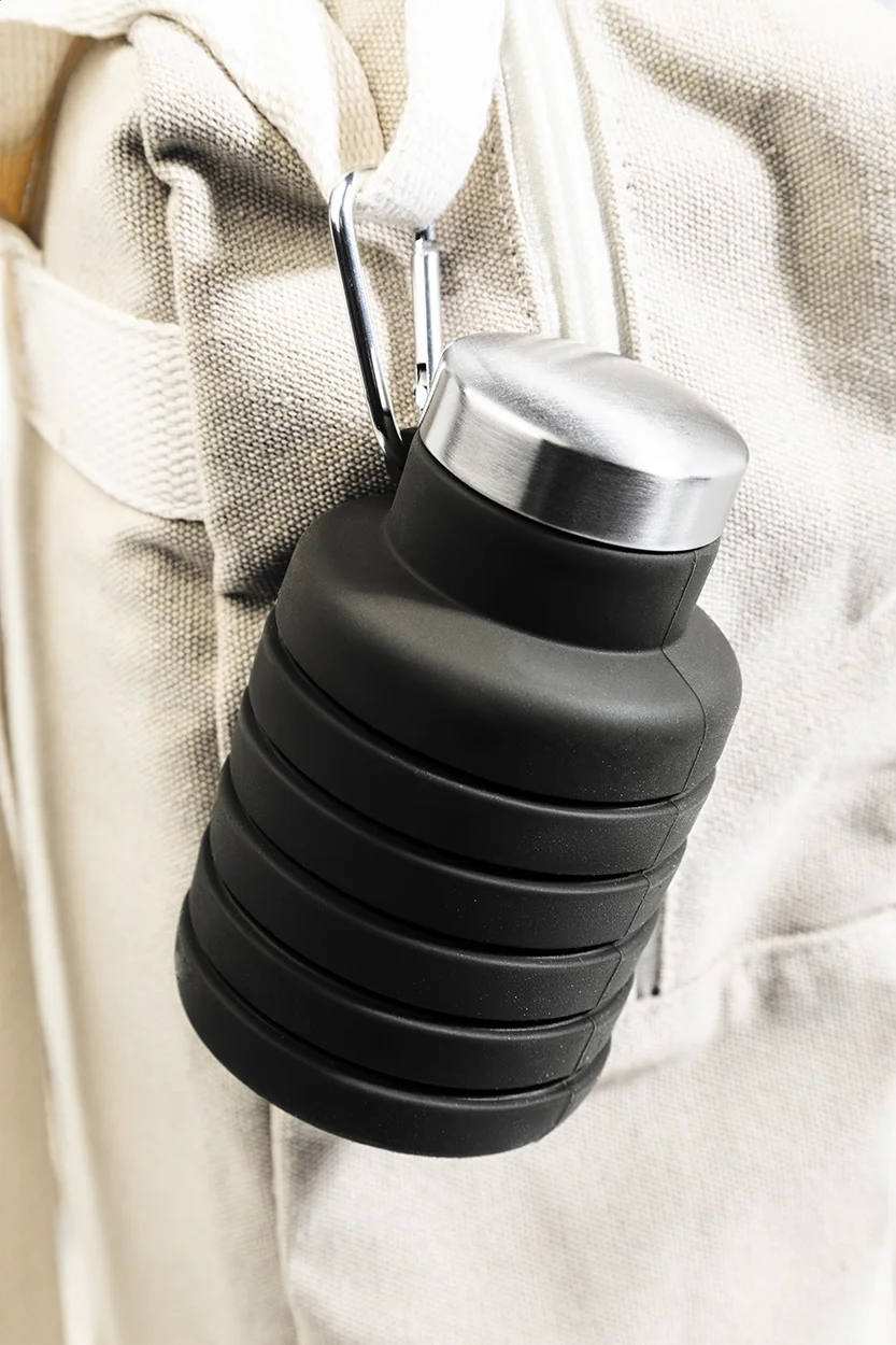 Faltbare Flasche Colsip, schwarz – Bild 5
