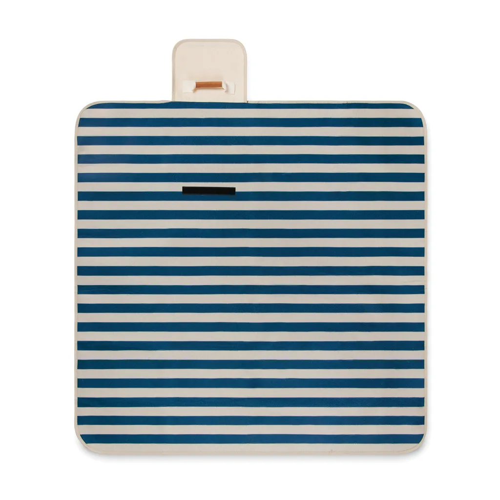 VINGA Alba GRS rPET kleine Picknickdecke, navy blau – Bild 2