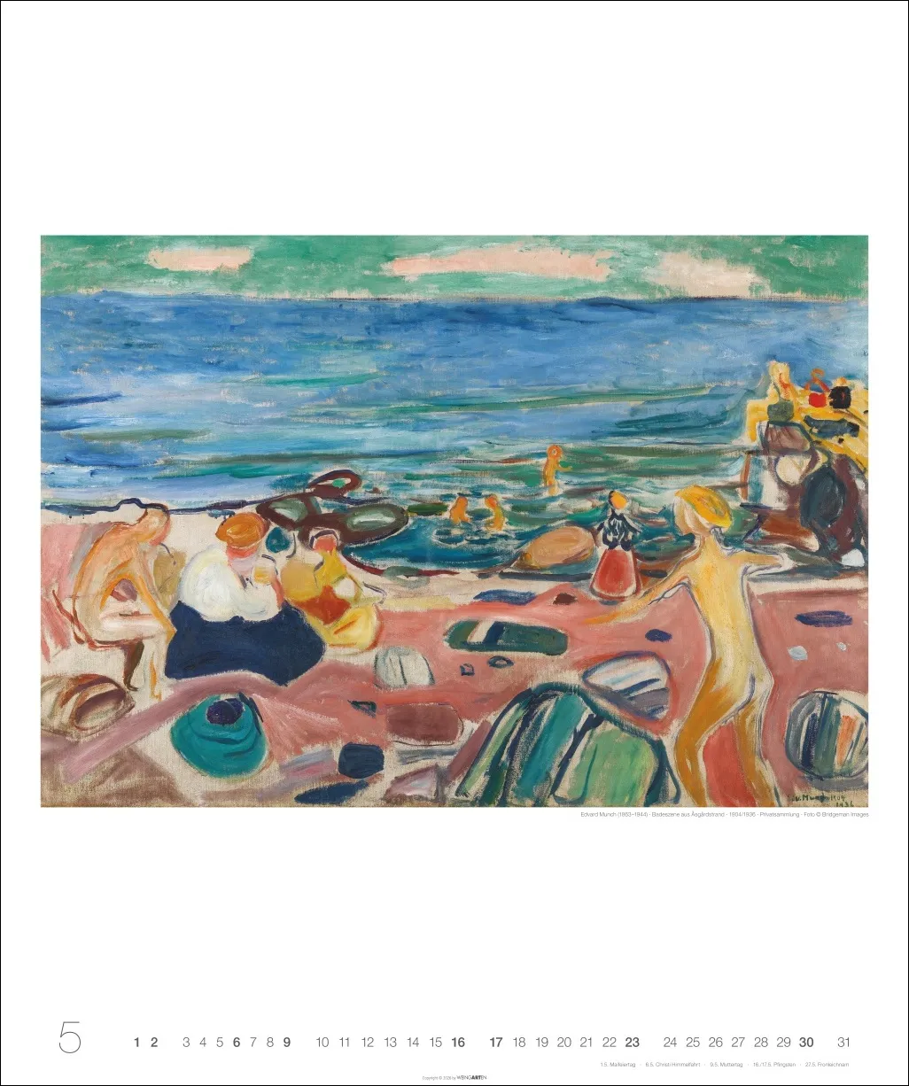 Edvard Munch Edition Wandkalender 2027 – Bild 6
