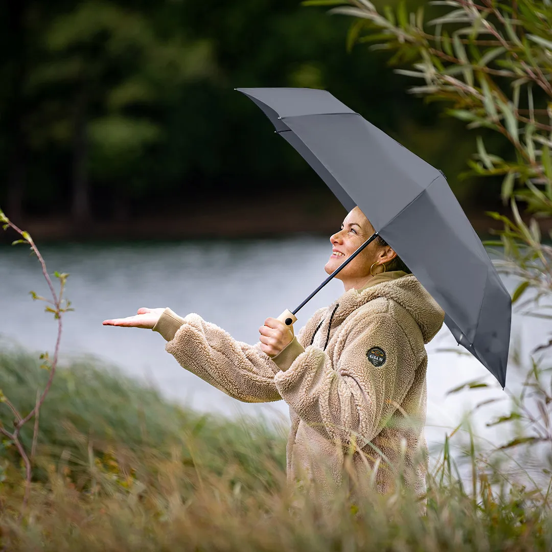 AC-Taschenschirm ÖkoBrella, grau wS – Bild 3