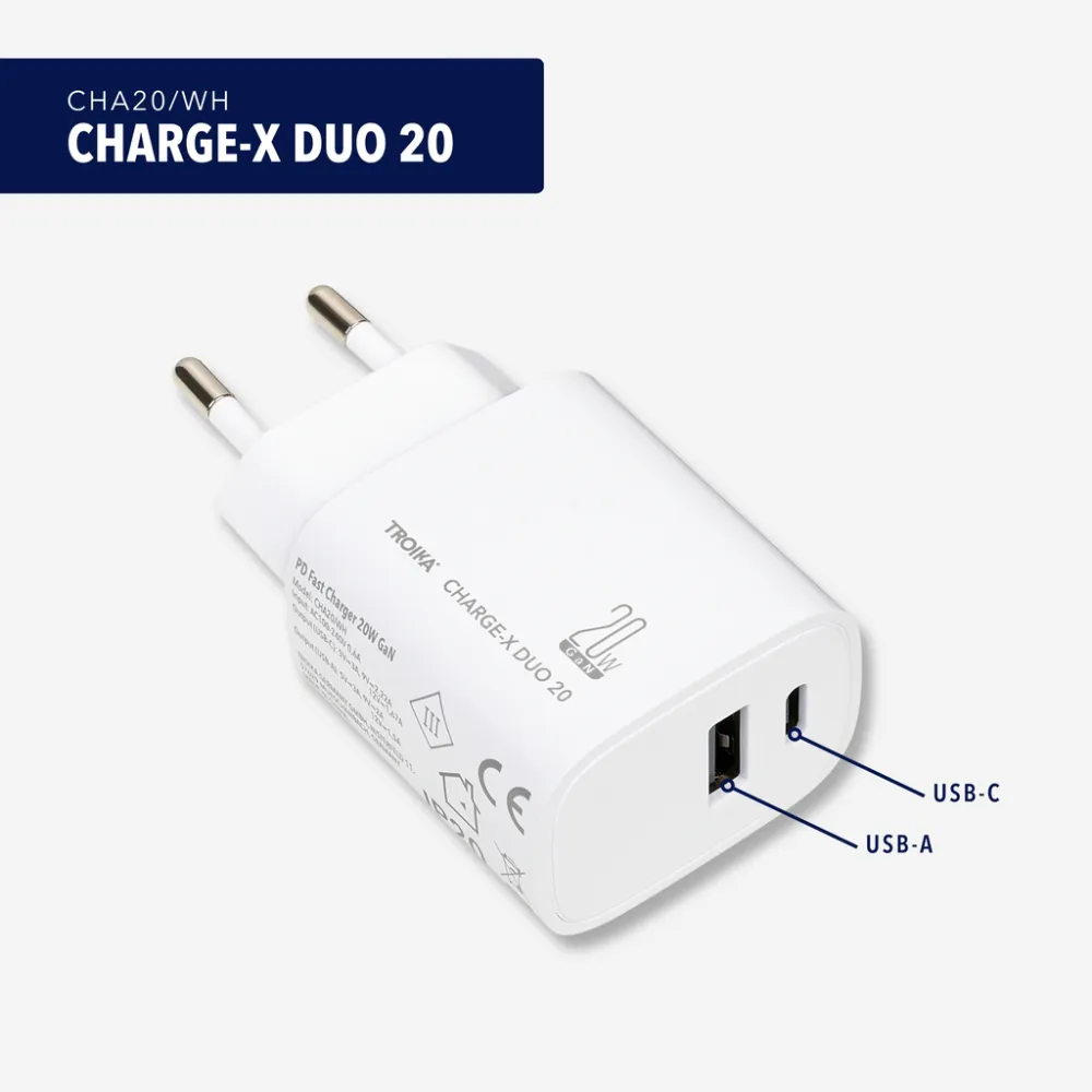 Ladestecker CHARGE-X DUO 20, weiß – Bild 6