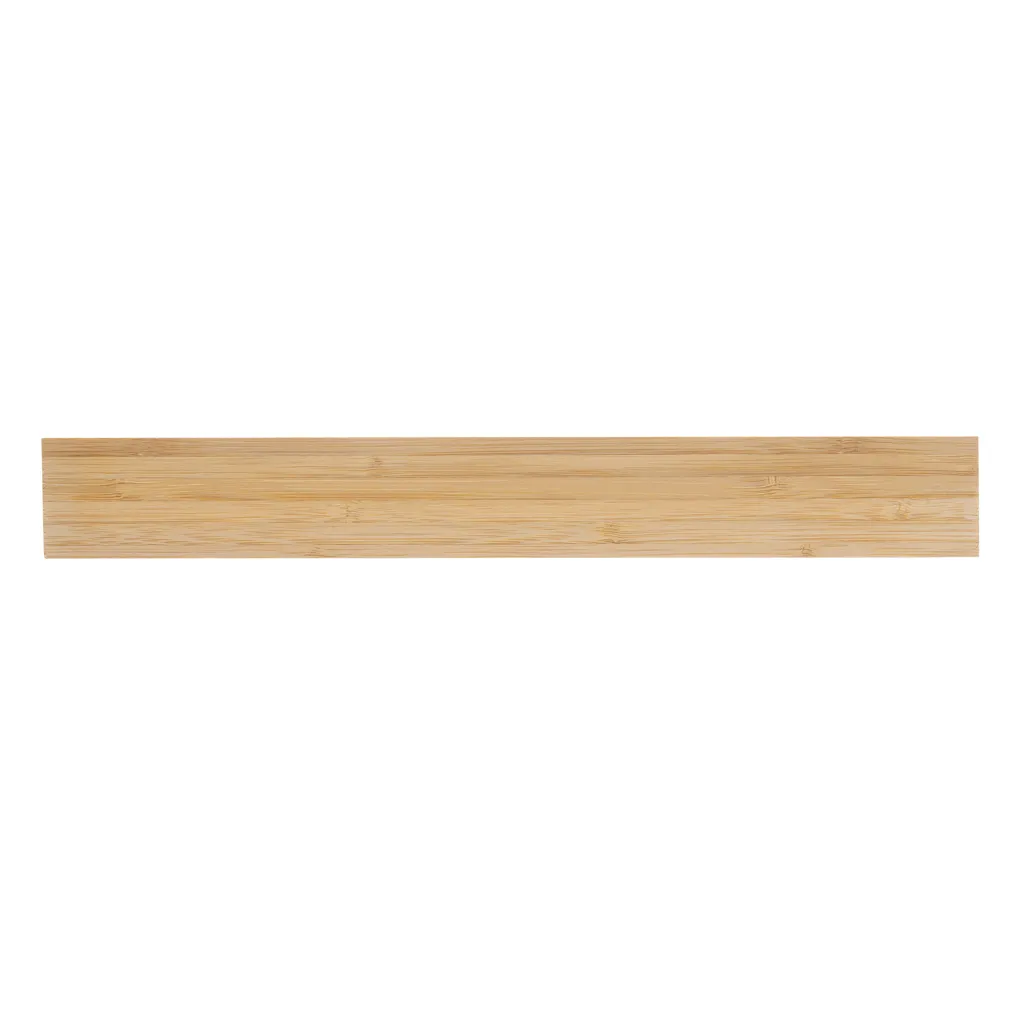 Timberson extra dickes 30cm doppelseitiges Bambuslineal, braun – Bild 3